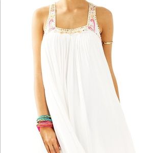 Lilly Pulitzer Lorna Dress White- size L